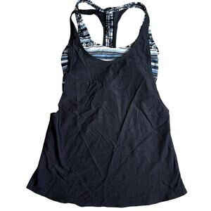 TYR Medium Support Innoko Harper 2n1 Tankini Swim Top Black Small 4/6  SAMPLE
